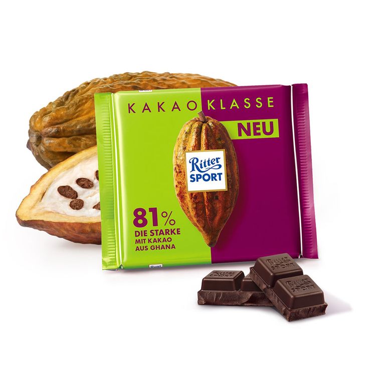 РИТЕР СПОРТ ЕКСТРА ЧОКОЛАДА СО 81 % КАКАО 100 ГР
