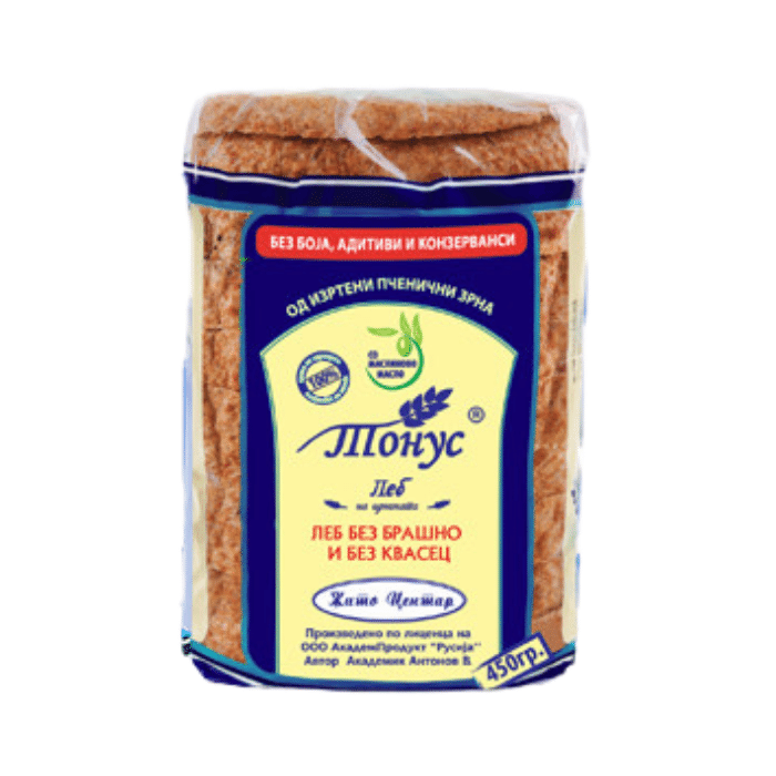 ТОНУС ЛЕБ БЕЗ КВАСЕЦ 450 ГР
