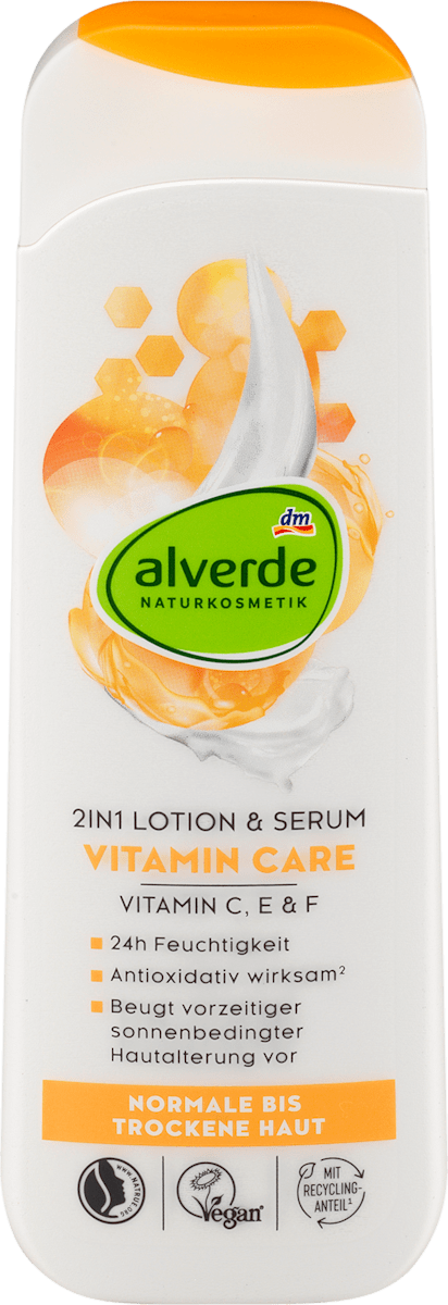 АЛВЕРДЕ 2 ВО 1 ЛОСИОН И ХИДРАТАНТЕН СЕРУМ ВИТАМИНСКИ 250 МЛ