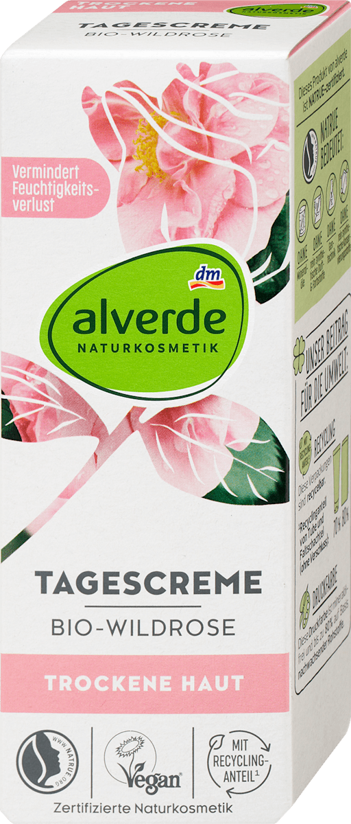 АЛВЕРДЕ ДНЕВНА КРЕМА ЗА ЛИЦЕ ДИВА РОЗА 50 МЛ