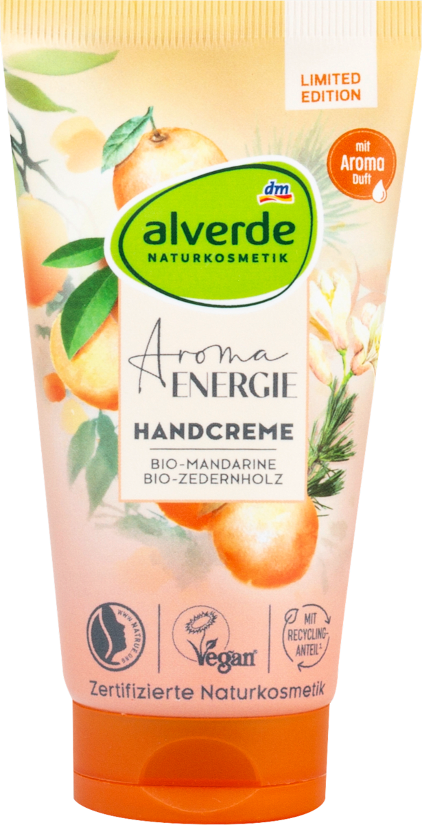 АЛВЕРДЕ КРЕМА ЗА РАЦЕ АРОМА ОРГАНСКА МАНДАРИНА 75 МЛ
