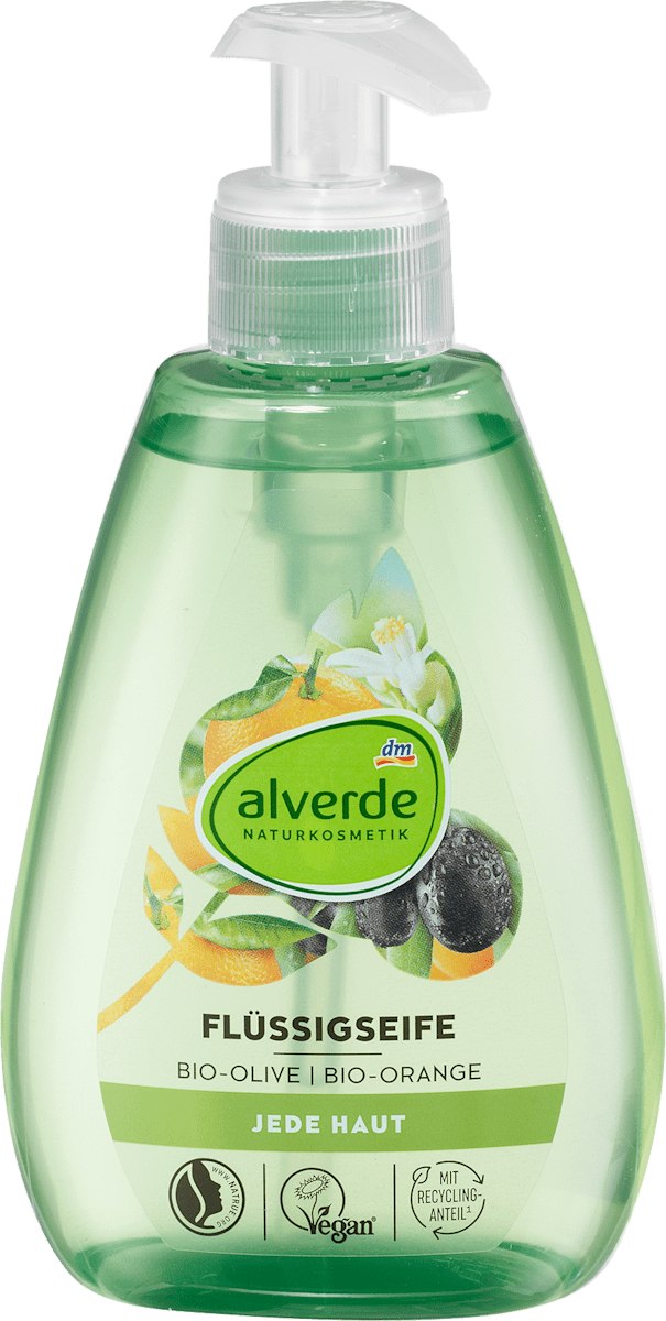 АЛВЕРДЕ ТЕЧЕН САПУН МАСЛИНКА И ПОРТОКАЛ 300 МЛ