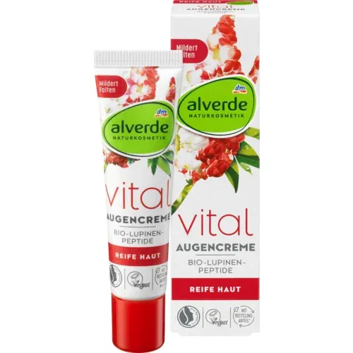 АЛВЕРДЕ ВИТАЛ КРЕМА ЗА ОКОЛУ ОЧИ СО ЛУПИНИ И ПЕПТИДИ 15 МЛ