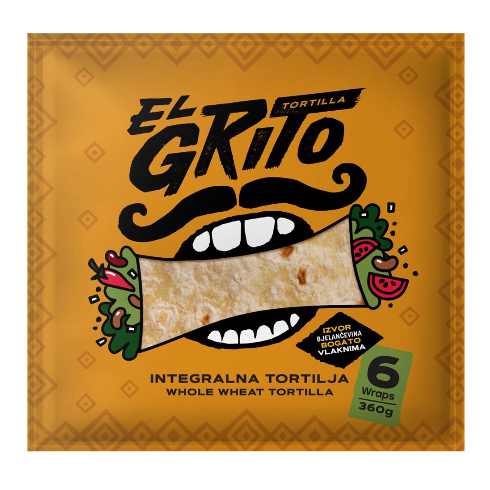 ТОРТИЉА ЕЛ ГРИТО ИНТЕГРАЛНА 6 / 1 360 ГР