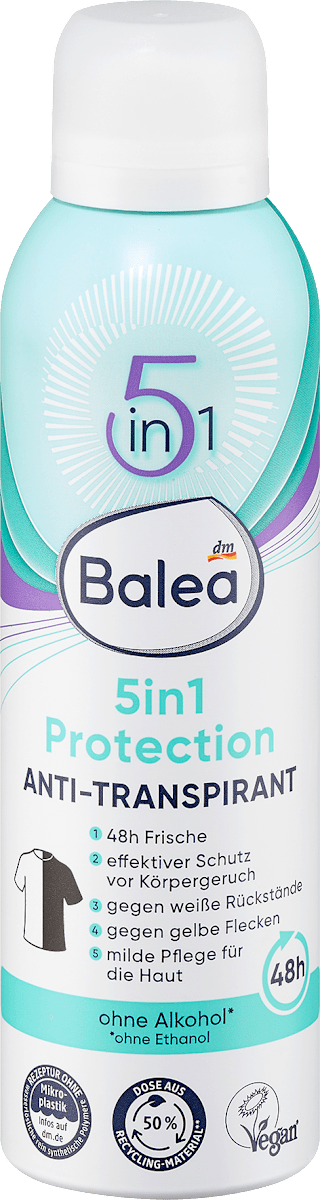 БАЛЕА ДЕО СПРЕЈ 5 ВО 1 АНТИТРАНСПИРАНТ ПРОТЕКШН 200 МЛ