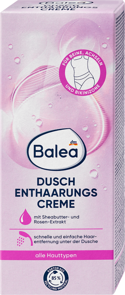 БАЛЕА КРЕМА ЗА ОТСТРАНУВАЊЕ ВЛАКНА ПОД ТУШ 150 МЛ