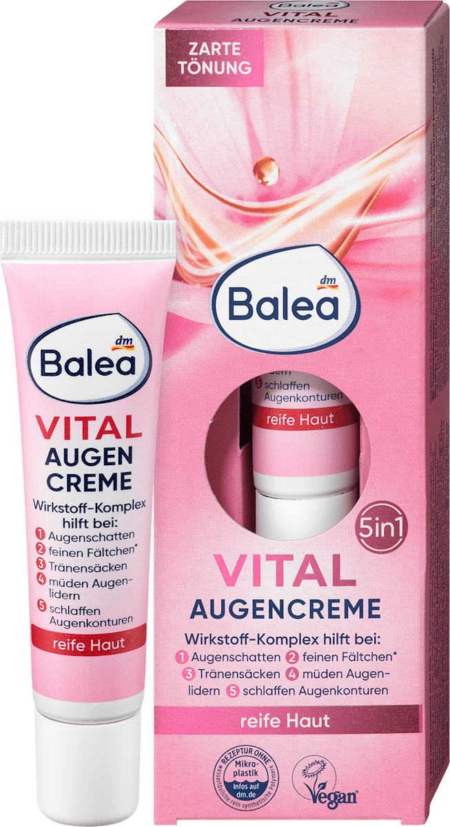 БАЛЕА ВИТАЛ 5 ВО 1 КРЕМА ЗА ОКОЛУ ОЧИ 15 МЛ