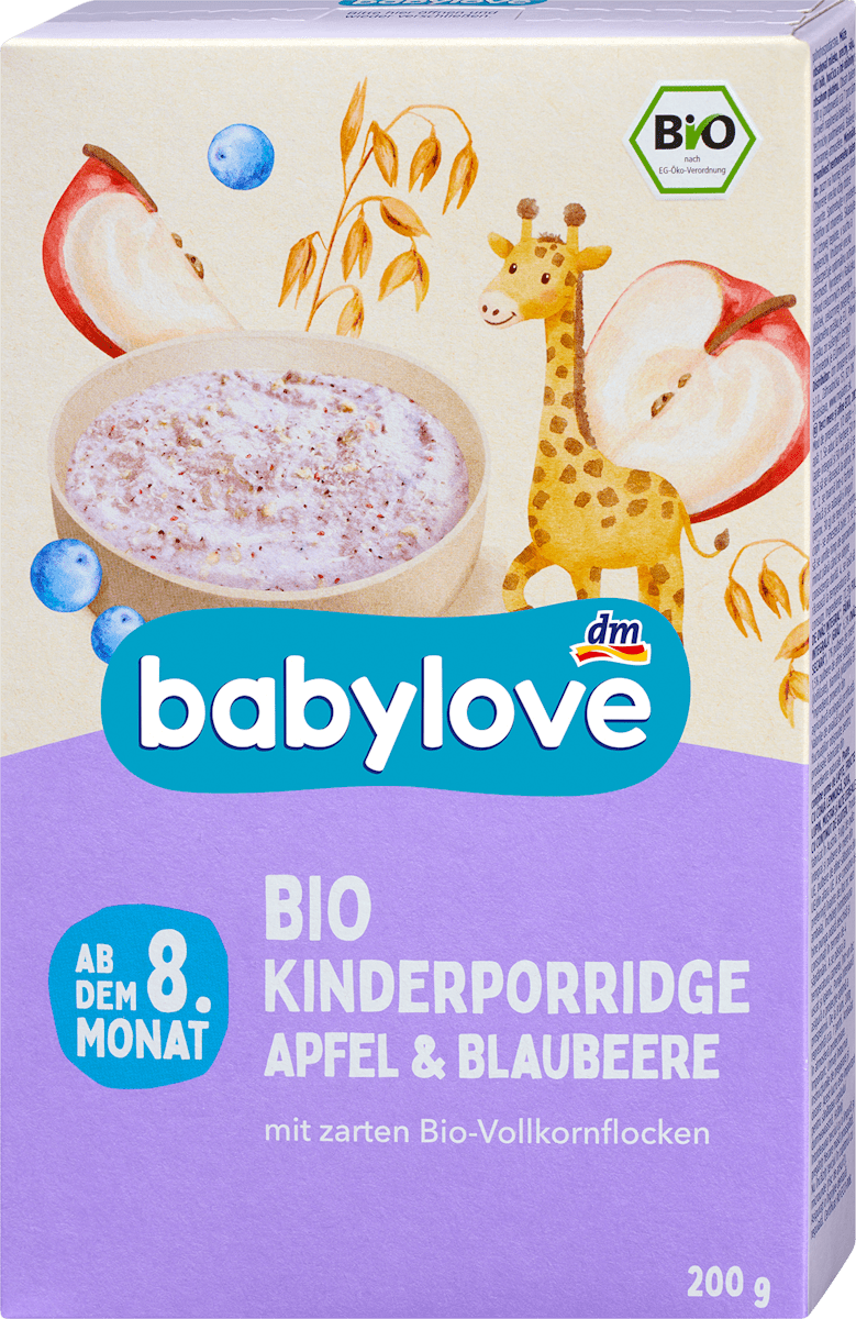 БЕБИЛОВЕ КАША ИНСТАНТ ЈАБОЛКА И БОРОВНИЦА 200 Г