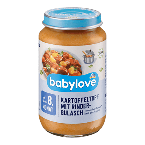 БЕБИЛОВЕ КАШИЧКА КОМПИР И ГОВЕДСКИ ГУЛАШ 220 Г