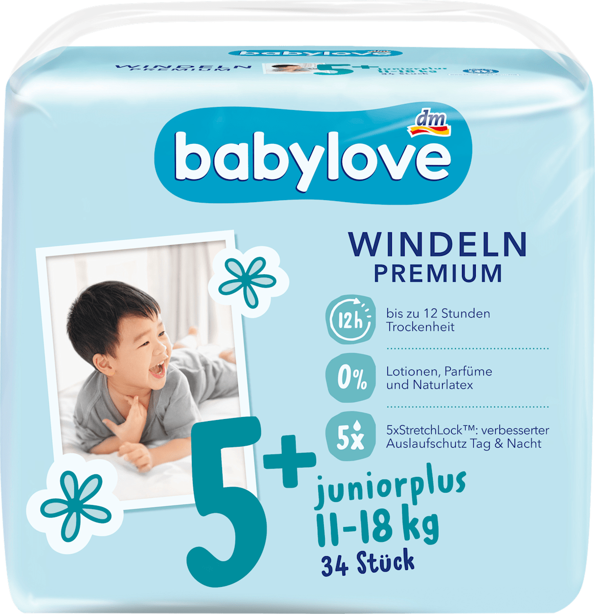 БЕБИЛОВЕ ПЕЛЕНИ ГОЛЕМИНА 5+ 11-18КГ 34 ПАРЧИЊА