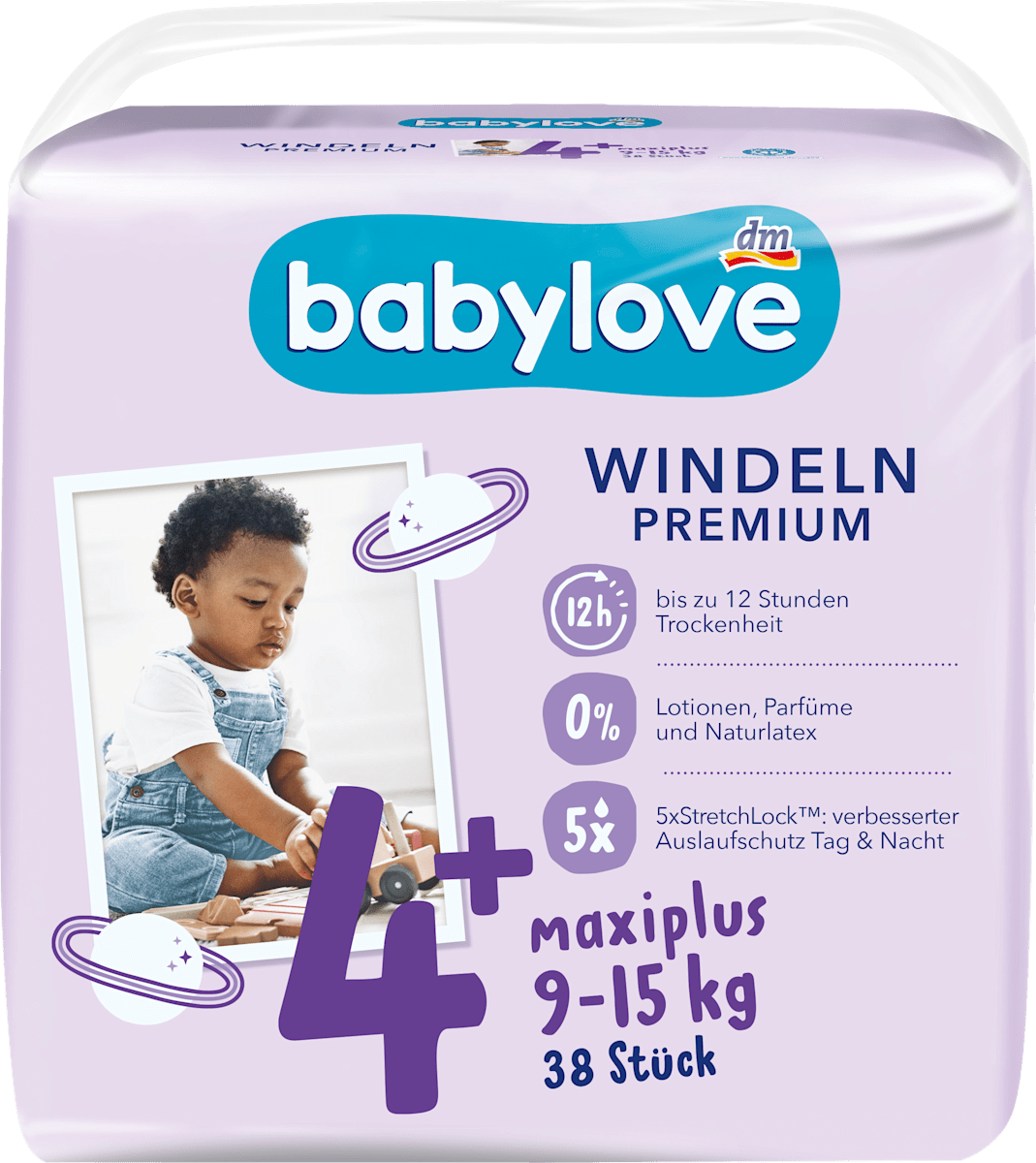 БЕБИЛОВЕ ПРЕМИУМ ПЕЛЕНИ 4+ 9-15КГ 38 ПАРЧИЊА