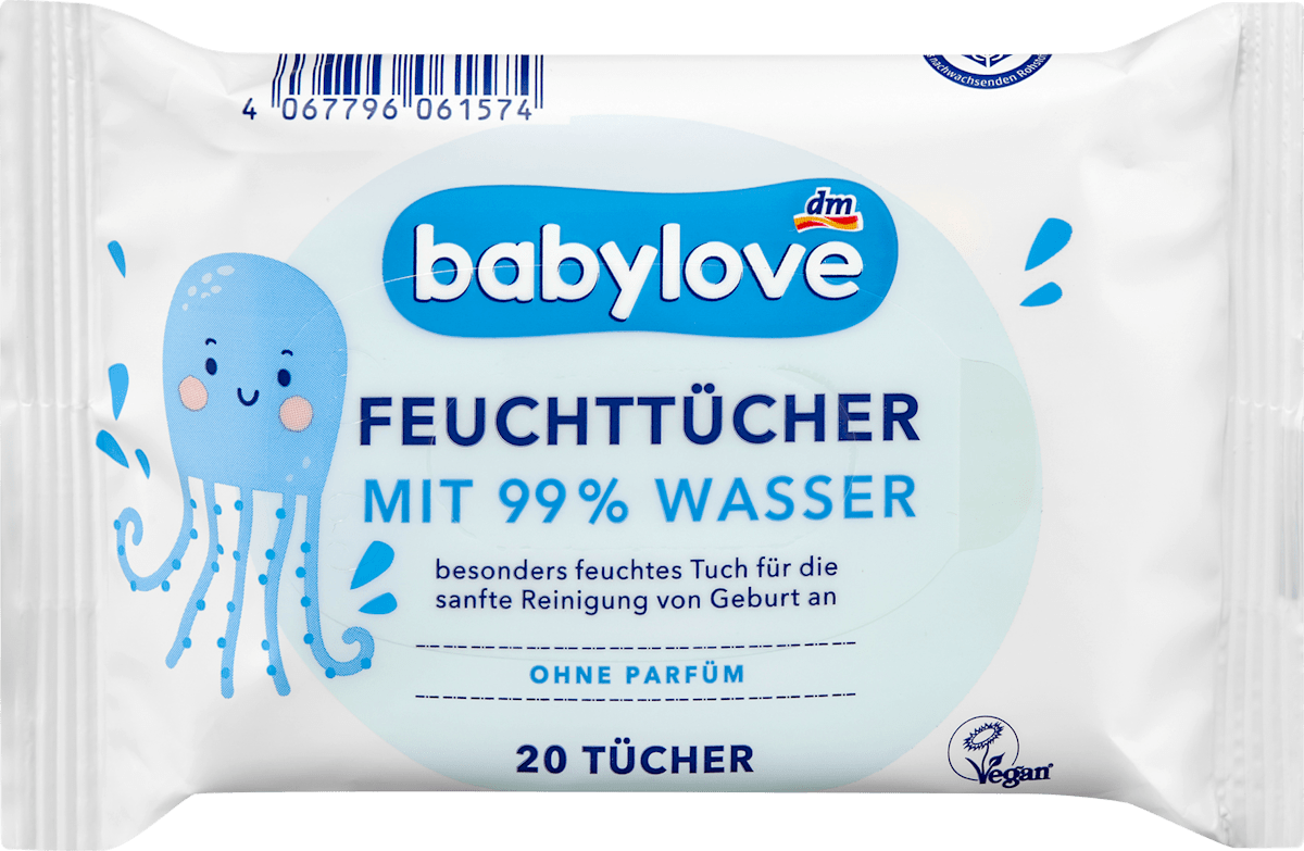 БЕБИЛОВЕ ВЛАЖНИ МАРАМИЦИ 99% ВОДА 20 ПАРЧИЊА