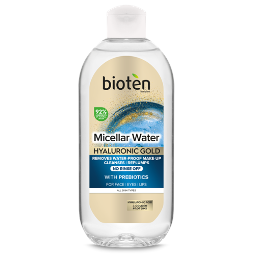 БИОТЕН МИЦЕЛАРНА ВОДА ХИЈАЛУРОНИК ГОЛД 400 МЛ
