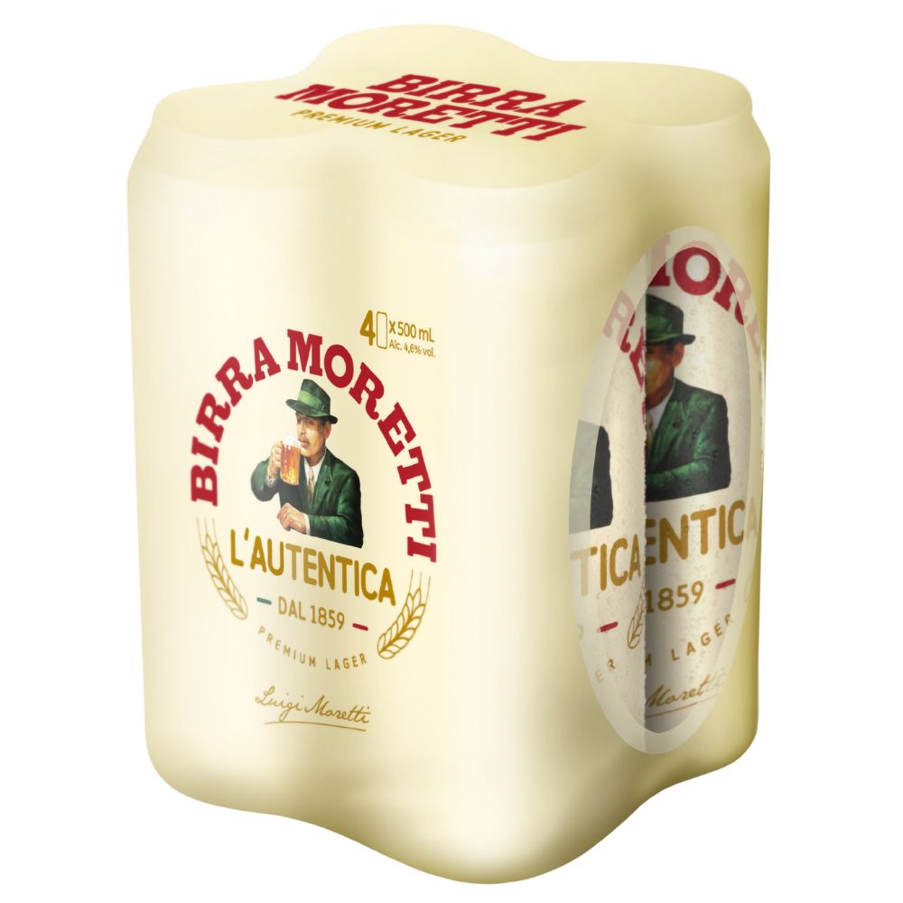 БИРА МОРЕТИ ПИВО 4 Х 500 МЛ