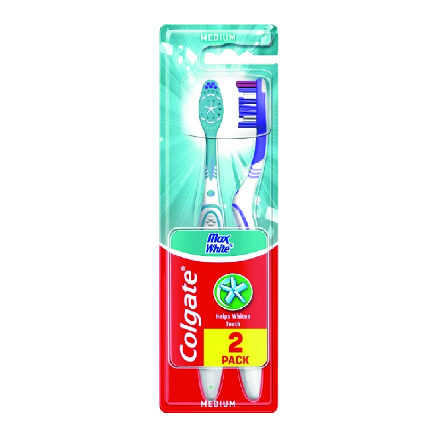 КОЛГЕЈТ ЧЕТКА ЗА ЗАБИ МАКС ВАЈТ 2 Х 1