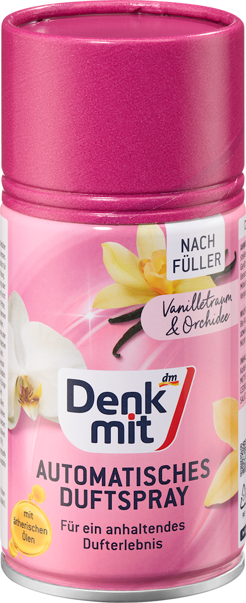 ДЕНКМИТ АВТОМАТСКИ ОСВЕЖУВАЧ НА ПРОСТОРИИ ВАНИЛА И ОРХИДЕЈА 250 МЛ