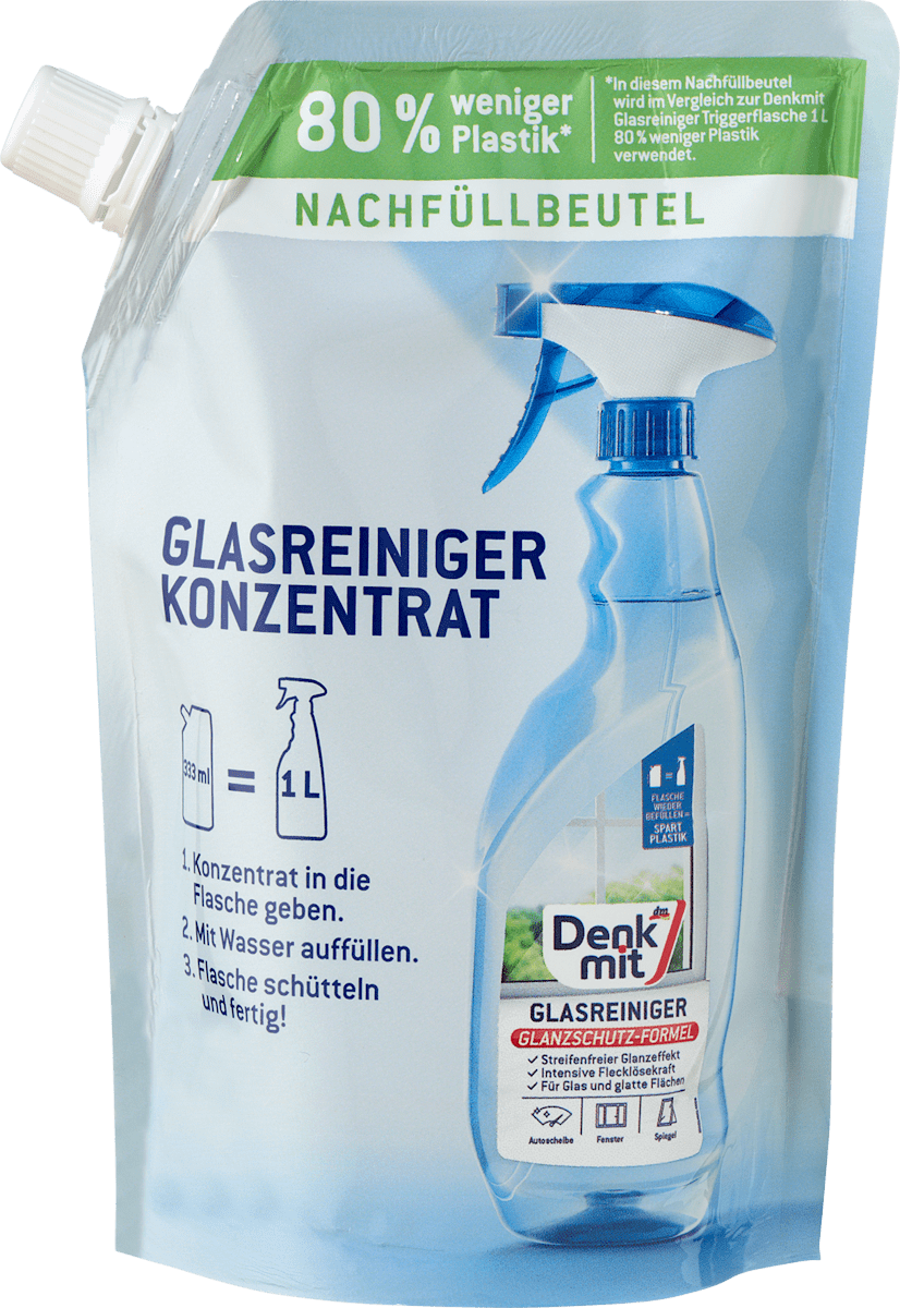 ДЕНКМИТ КОНЦЕНТРАТ ЗА ЧИСТЕЊЕ СТАКЛО ДОПОЛНА 333 МЛ