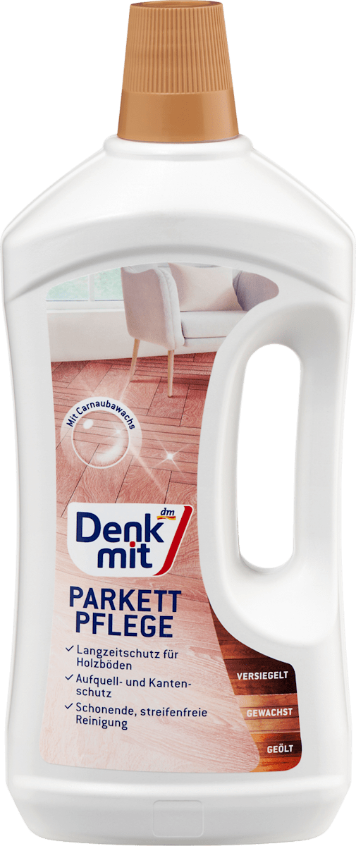 ДЕНКМИТ СРЕДСТВО ЗА ЧИСТЕЊЕ И НЕГА НА ПАРКЕТ 1 Л.