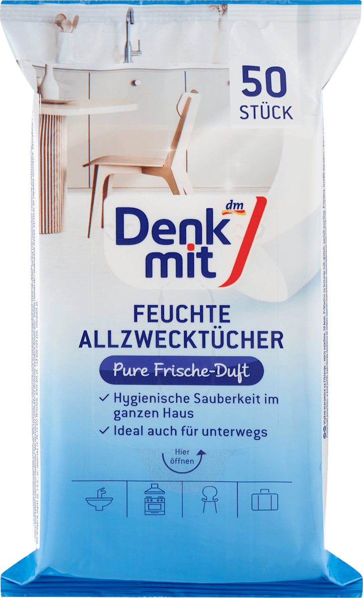 ДЕНКМИТ УНИВЕРЗАЛНИ ВЛАЖНИ МАРАМИЦИ ПЈУР ФРИШЕ 50 ПАРЧИЊА