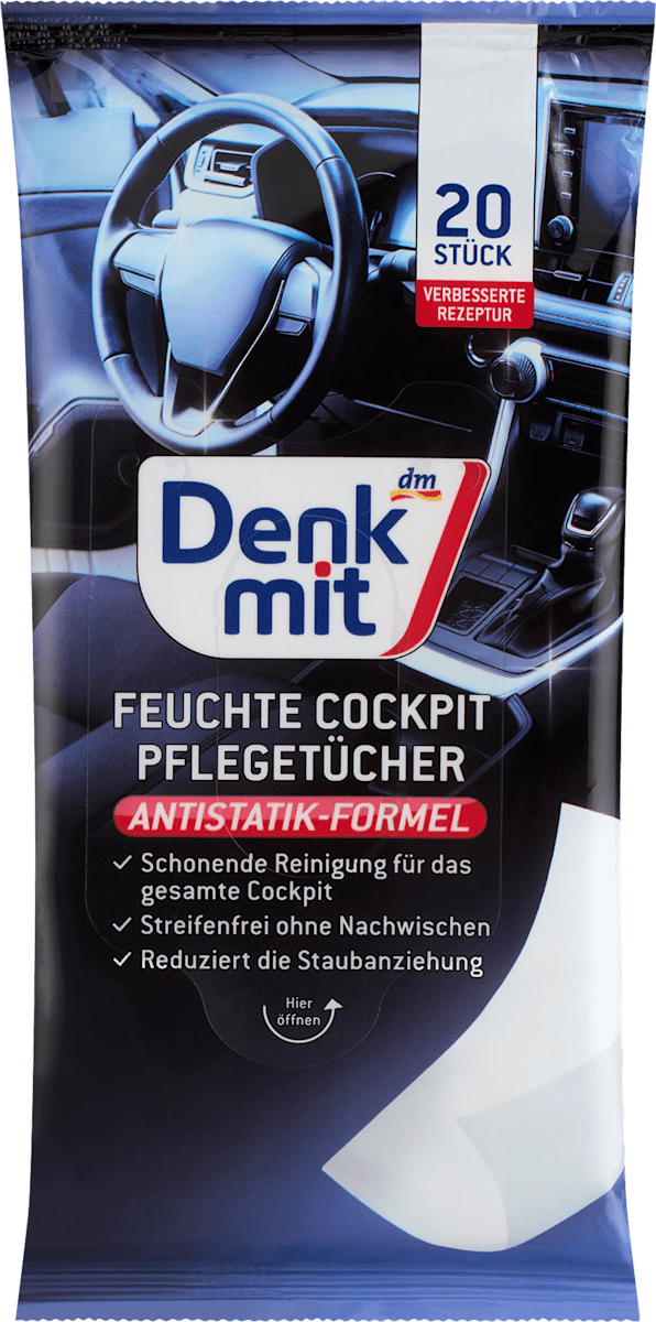 ДЕНКМИТ ВЛАЖНИ МАРАМИЦИ ЗА ЧИСТЕЊЕ АВТОМОБИЛ 20 ПАРЧИЊА