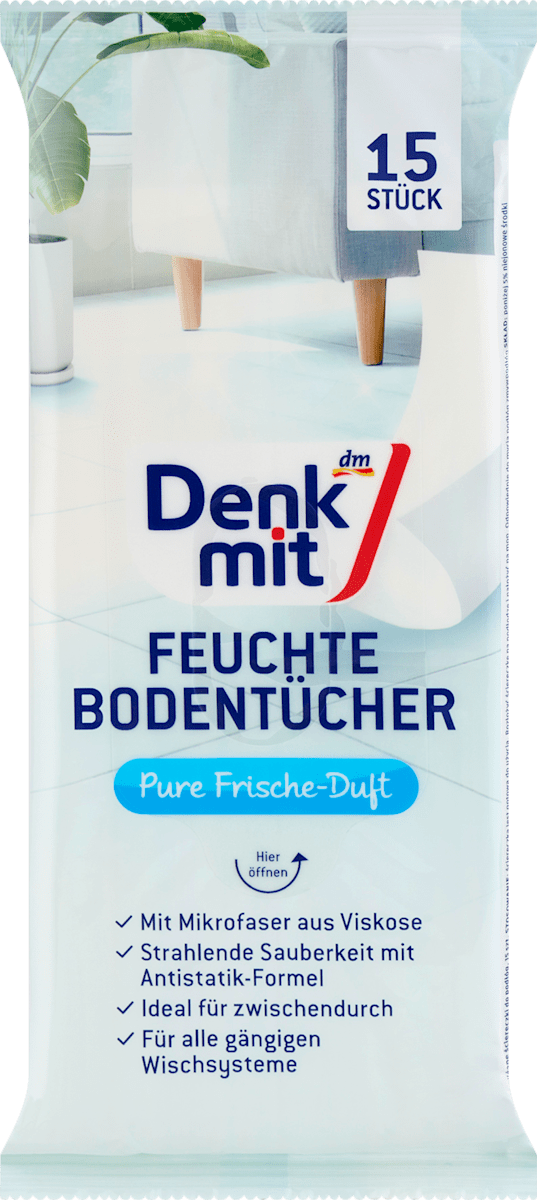 ДЕНКМИТ ВЛАЖНИ МАРАМИЦИ ЗА ЧИСТЕЊЕ ПОД КЛАСИК 15 ПАРЧИЊА