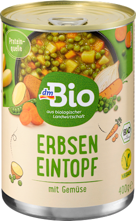 ДМ БИО ГОТОВО ЈАДЕЊЕ СО ГРАШОК 400 Г