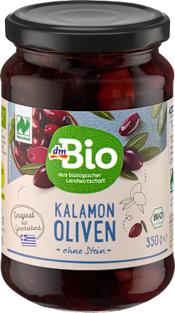 ДМ БИО МАСЛИНКИ БЕЗ СЕМКА КАЛАМОН 350 Г