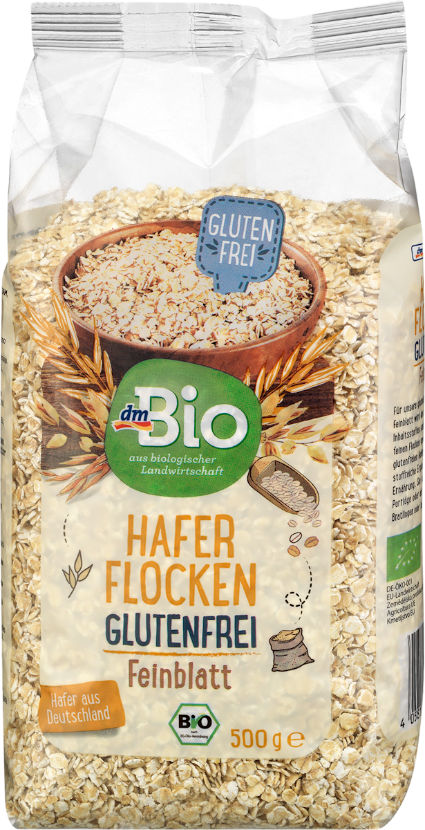 ДМ БИО ОВЕСНИ СНЕГУЛКИ БЕЗ ГЛУТЕН 500 Г