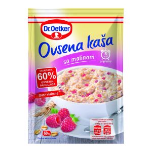 ДР. ЕТКЕР ОВЕСНА КАША СО МАЛИНА 60 ГР
