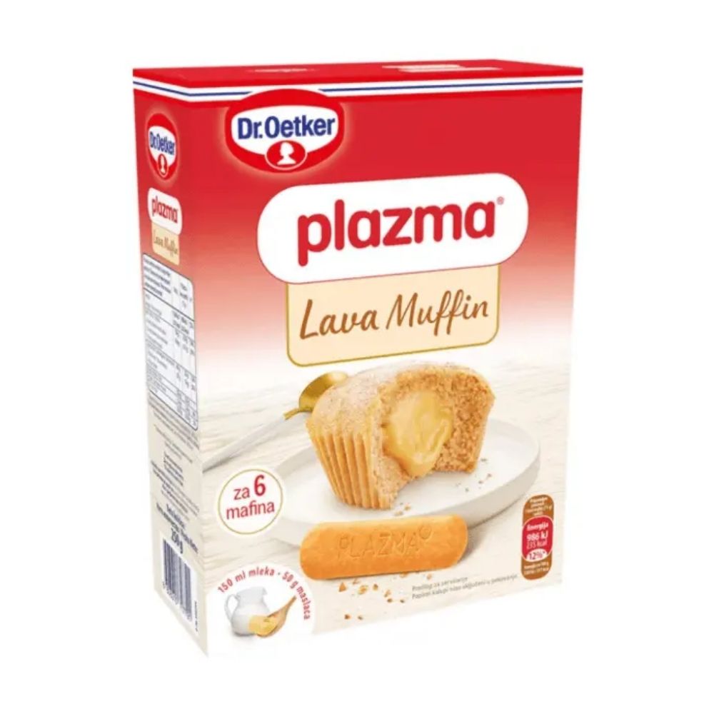 ДР ЕТКЕР ЛАВА КЕЈК МАФИНИ СО ПЛАЗМА 250 ГР