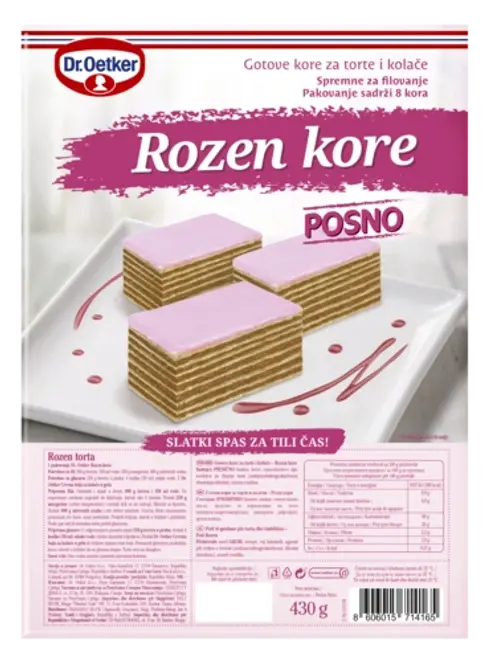 ГОТОВИ КОРИ РОЗЕН ЗА ПОДГОТОВКА НА ТОРТА 440 ГР ДР. ЕТКЕР