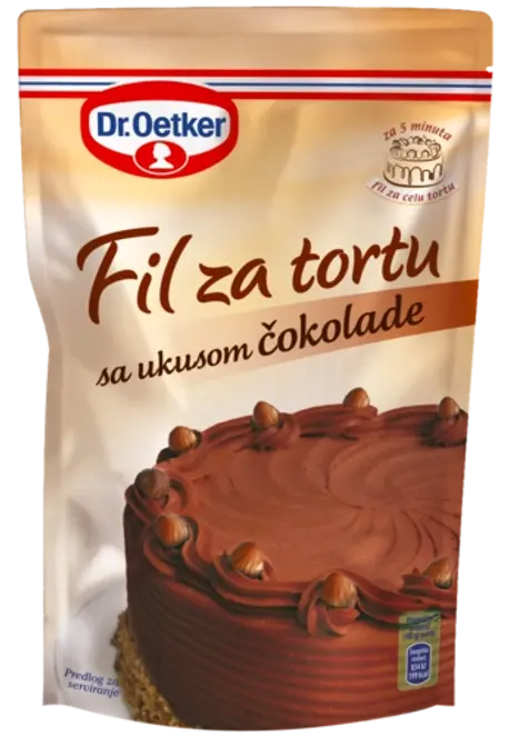 ДР.ЕТКЕР ФИЛ ЗА ТОРТА ЧОКОЛАДО 160 ГР