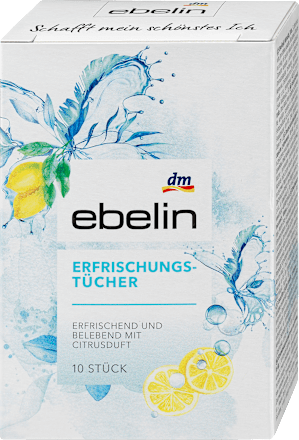 ЕБЕЛИН ОСВЕЖУВАЧКИ МАРАМИЦИ ЛИМОН 10 ПАРЧИЊА