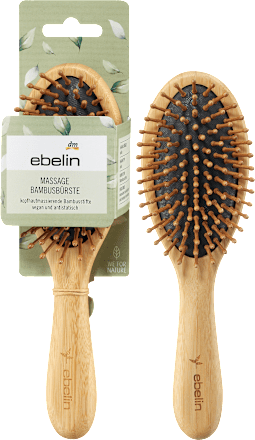 ЕБЕЛИН ОВАЛНА ЧЕТКА ОД БАМБУС ЗА МАСАЖА 1 ПАРЧЕ