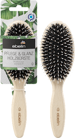 ЕБЕЛИН ОВАЛНА ДРВЕНА ЧЕТКА ЗА СЈАЈ И НЕГА 1 ПАРЧЕ