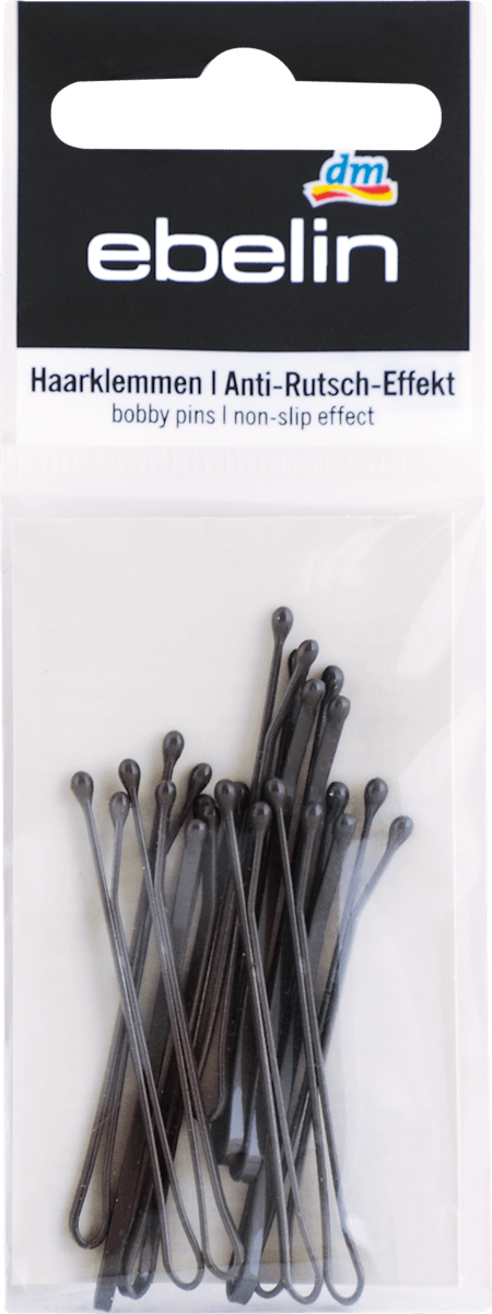 ЕБЕЛИН ШНОЛИ ЗА КОСА ТЕМНО КАФЕНИ 12 ПАРЧИЊА