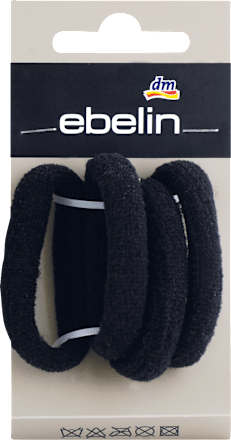 ЕБЕЛИН СТЕГАЧИ ЗА КОСА ЦРНИ ФРОТИРНИ 4 ПАРЧИЊА