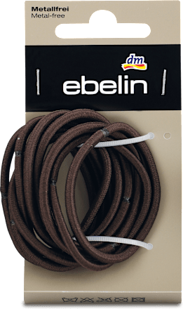 ЕБЕЛИН СТЕГАЧИ ЗА КОСА КАФЕНИ ТЕНКИ 9 ПАРЧИЊА