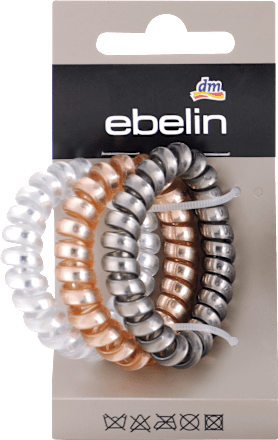 ЕБЕЛИН СТЕГАЧИ ЗА КОСА СПИРАЛНИ МЕТАЛИК З ПАРЧИЊА