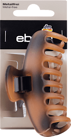 ЕБЕЛИН ШТИПКА ЗА КОСА КАФЕНА ГОЛЕМА 1 ПАРЧЕ