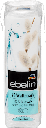 ЕБЕЛИН ТУФЕРИ ЗА ОТСТРАНУВАЊЕ ШМИНКА 70 ПАРЧИЊА