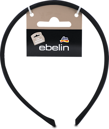 ЕБЕЛИН ВЕНЧЕ ЗА КОСА ЦРНО 1 ПАРЧЕ