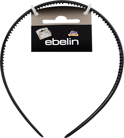 ЕБЕЛИН ВЕНЧЕ ЗА КОСА ТЕНКО ЦРНО СО ЗАПЦИ 1 ПАРЧЕ