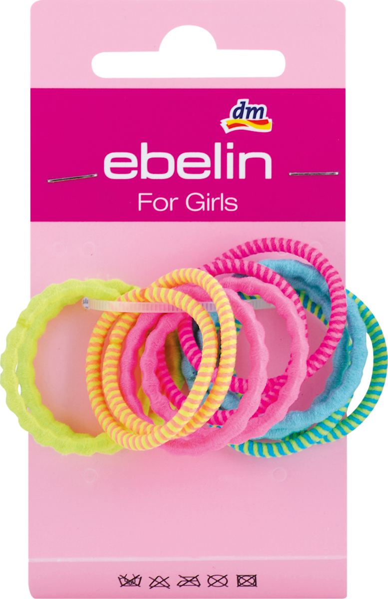 ЕБЕЛИН СТЕГАЧИ ЗА КОСА ДЕТСКИ РОЗЕ 12 ПАРЧИЊА