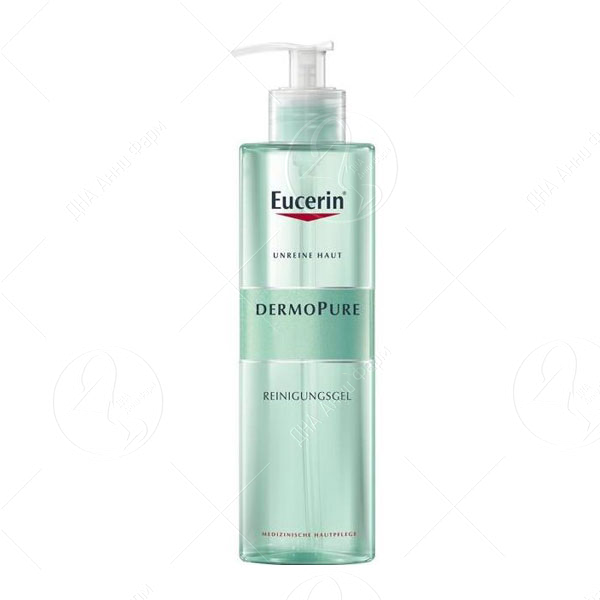 EUCERIN DermoPure Clinical Гел за миење, 400 мл