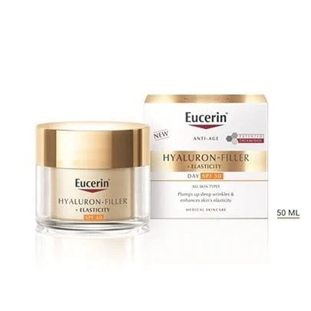 EUCERIN Hyaluron-Filler + Elasticity Крем за лице со СПФ 30, 50 мл