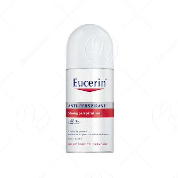 EUCERIN DEO Рол-он за интензивно потење 48 часа, 50 мл