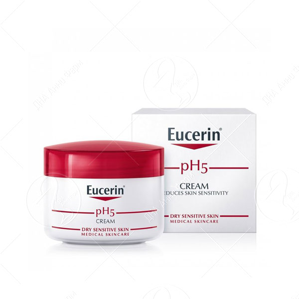 EUCERIN pH5 Крем за лице и тело, 75 мл