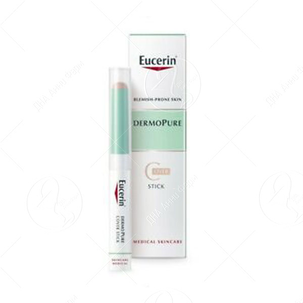 EUCERIN DermoPure Медицински стик-коректор за проблематична кожа 2.5 г