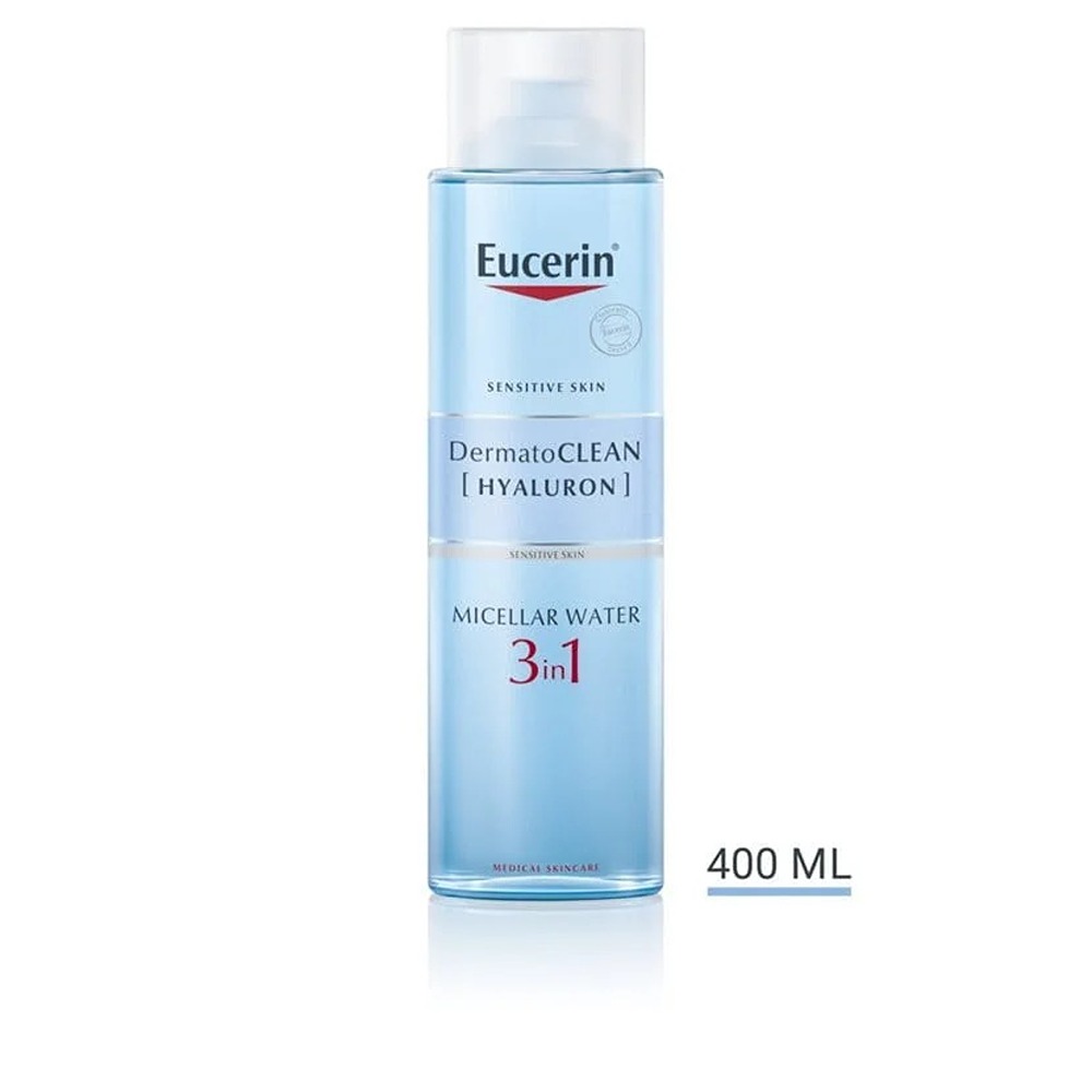 EUCERIN DermatoCLEAN (HYALURON) Мицеларна вода 3 во 1, 400 мл